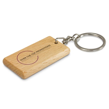 wooden keychain