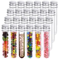 Jellybeans in test tubes