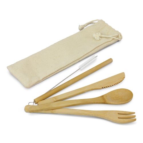 bamboo cutlery set